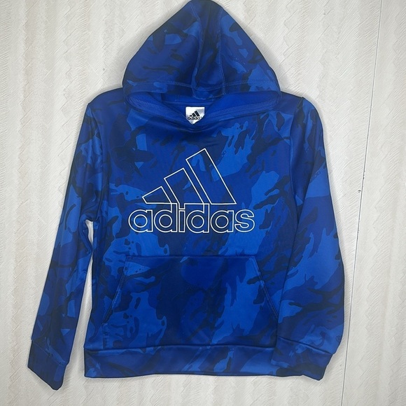 ❤️ ADIDAS TECH FLEECE HOODIE boys medium - Picture 3 of 6